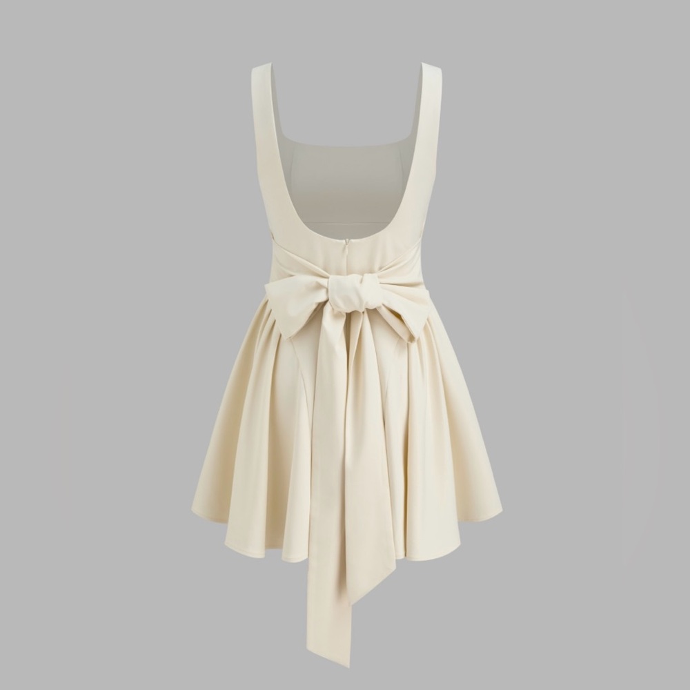 NWT Cider Satin Ruffle Dress